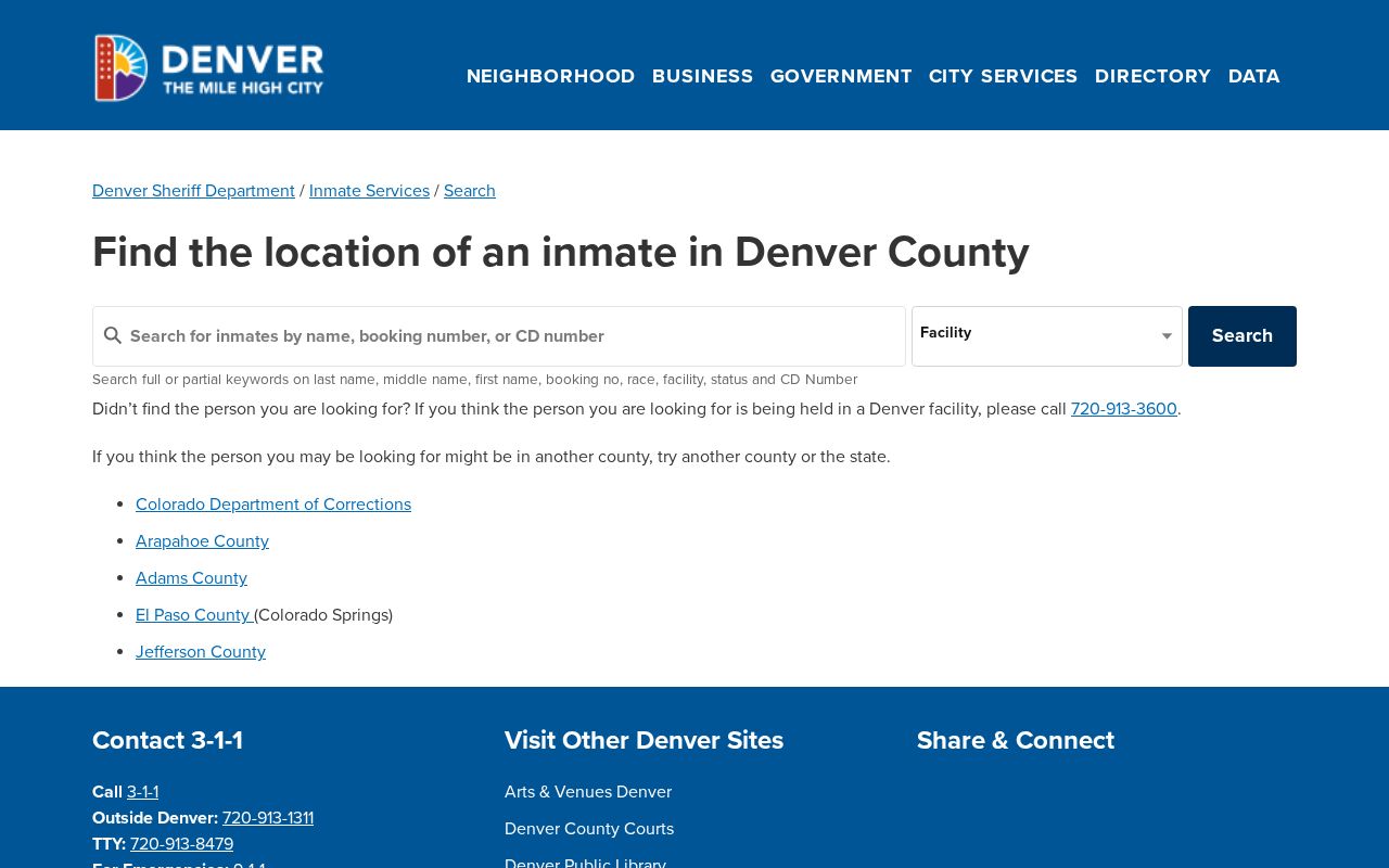 Representative Colorado arrest records county jail search