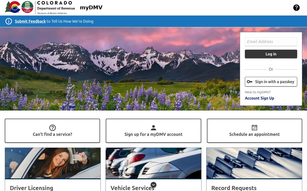 Colorado traffic court records compared with the myDMV driver record portal
